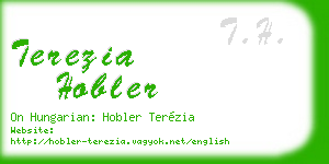 terezia hobler business card